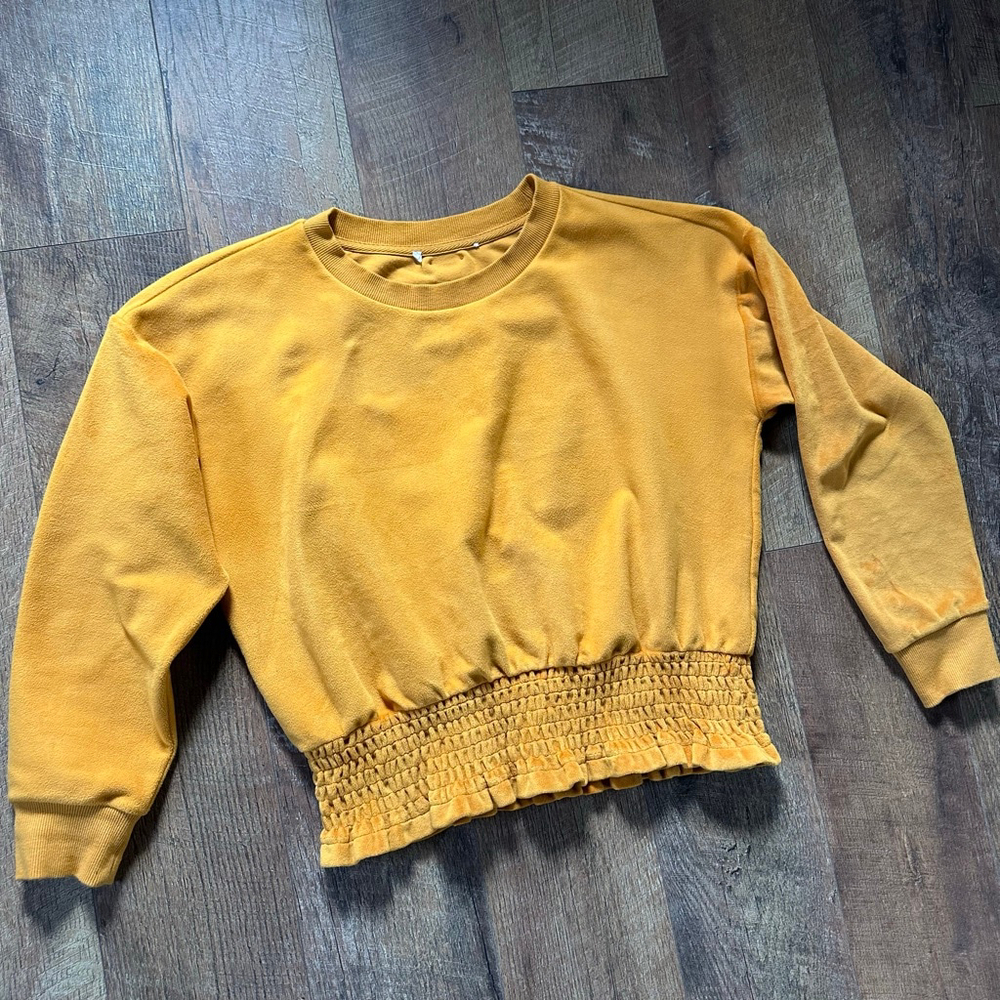 Women's Michael Kors Yellow Sweatshirt Standard S